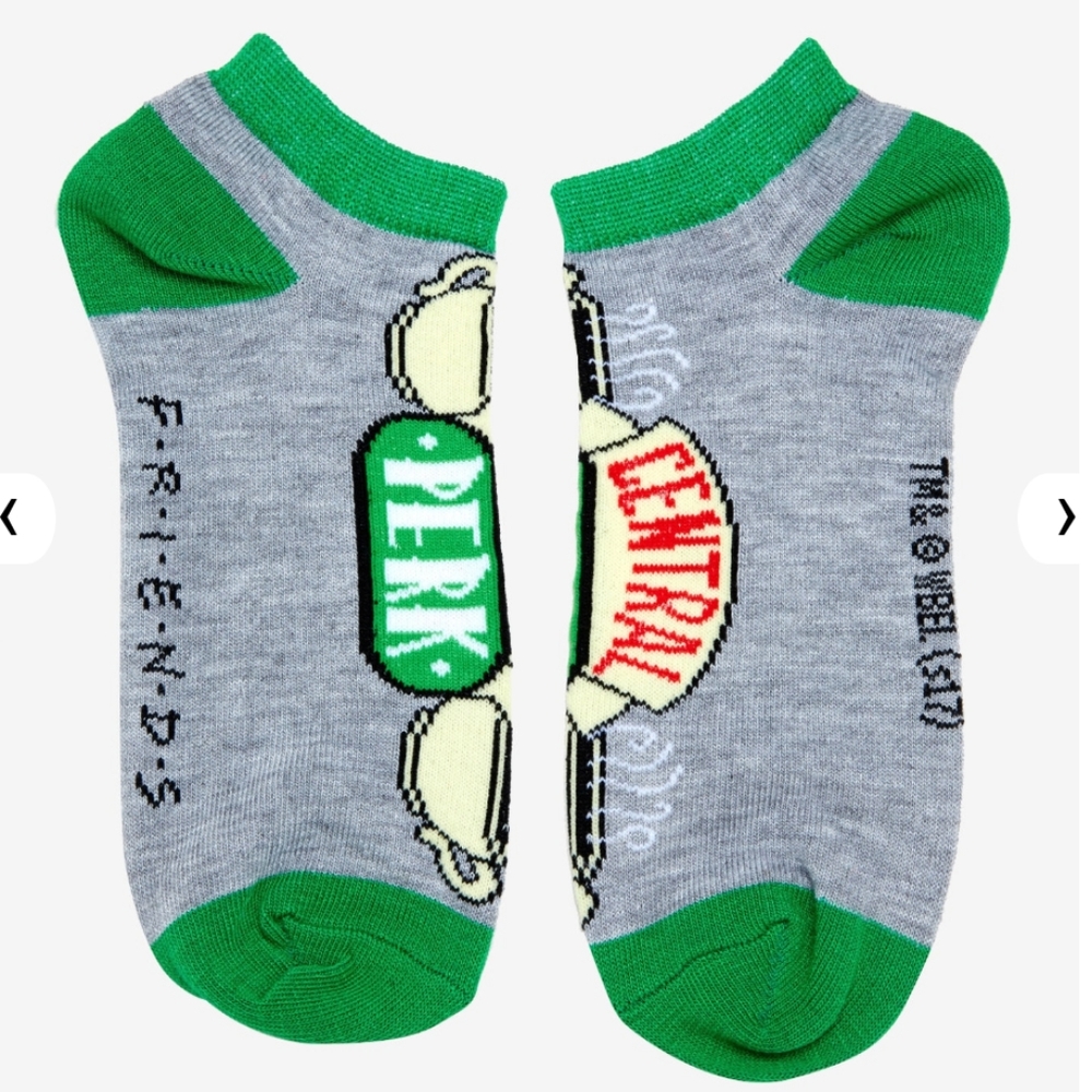Friends central perk no show socks